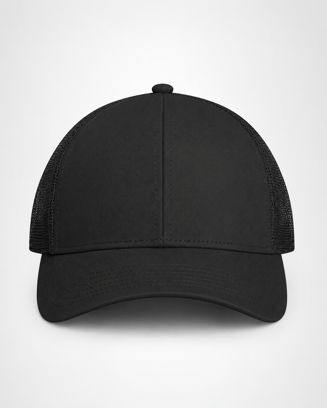 Black Trucker Cap