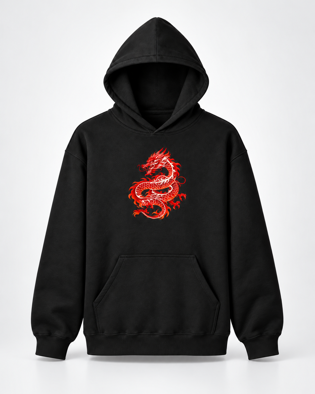 Black Born to Burn Pullover Hoddie