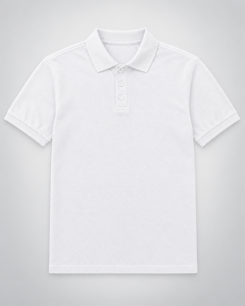 White Plain Men's Polo
