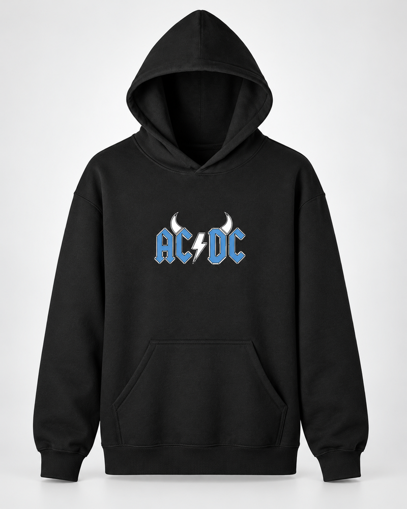Black ACDC Pullover Hoodie