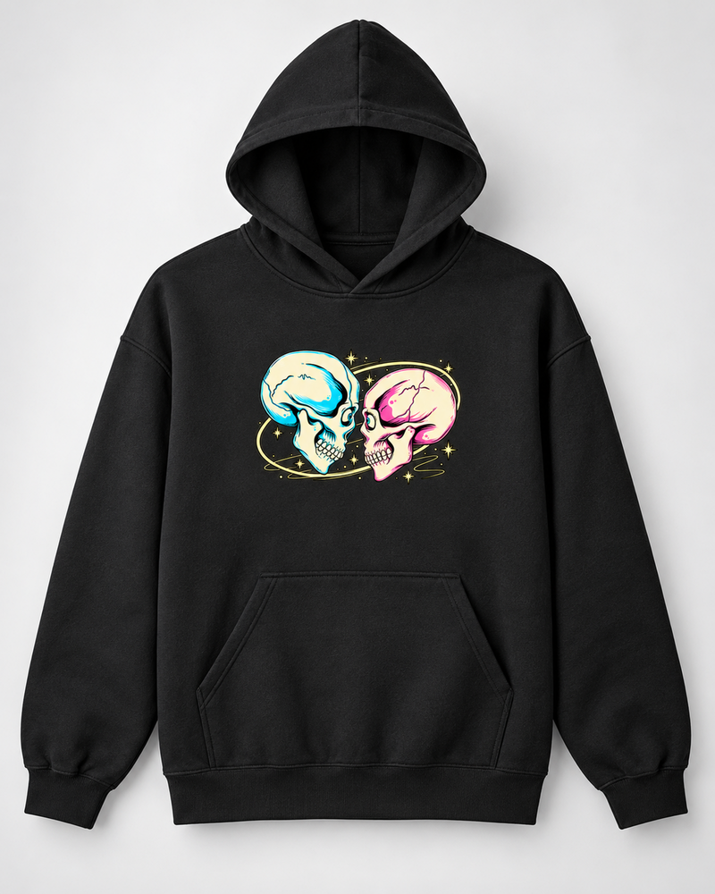 Black Death Love Pullover Hoddie