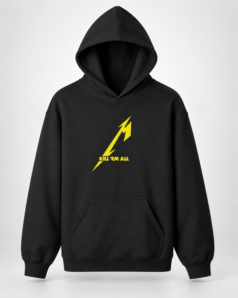 Black Metallica Pullover Hoodie