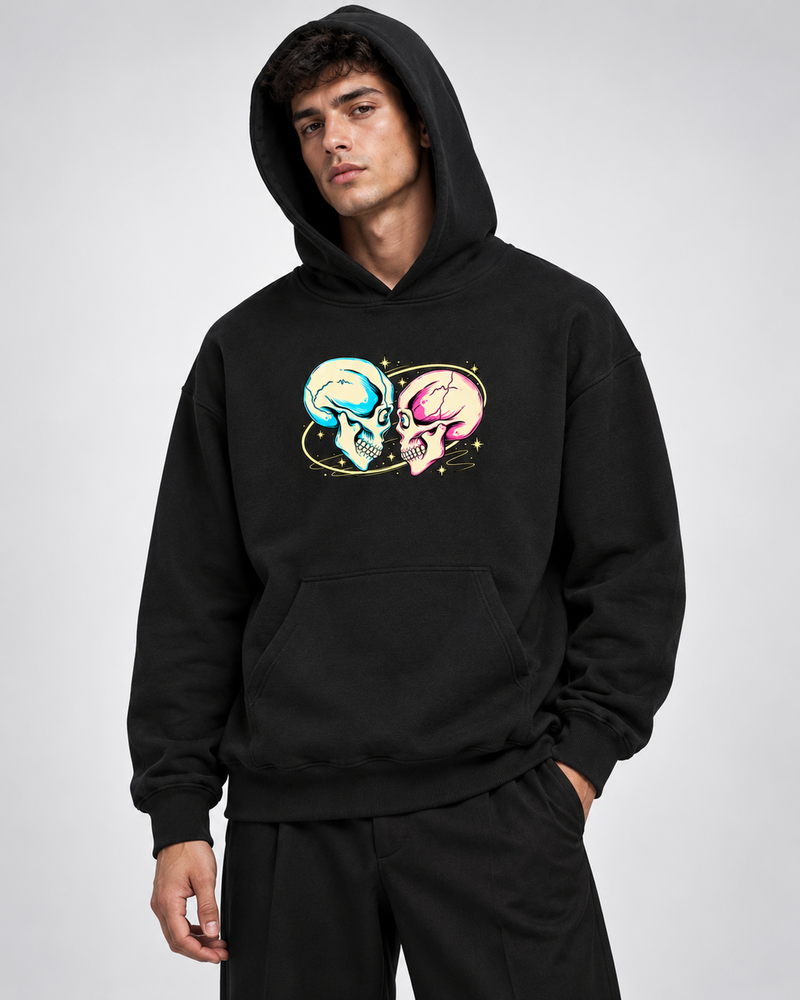 Black Death Love Pullover Hoddie
