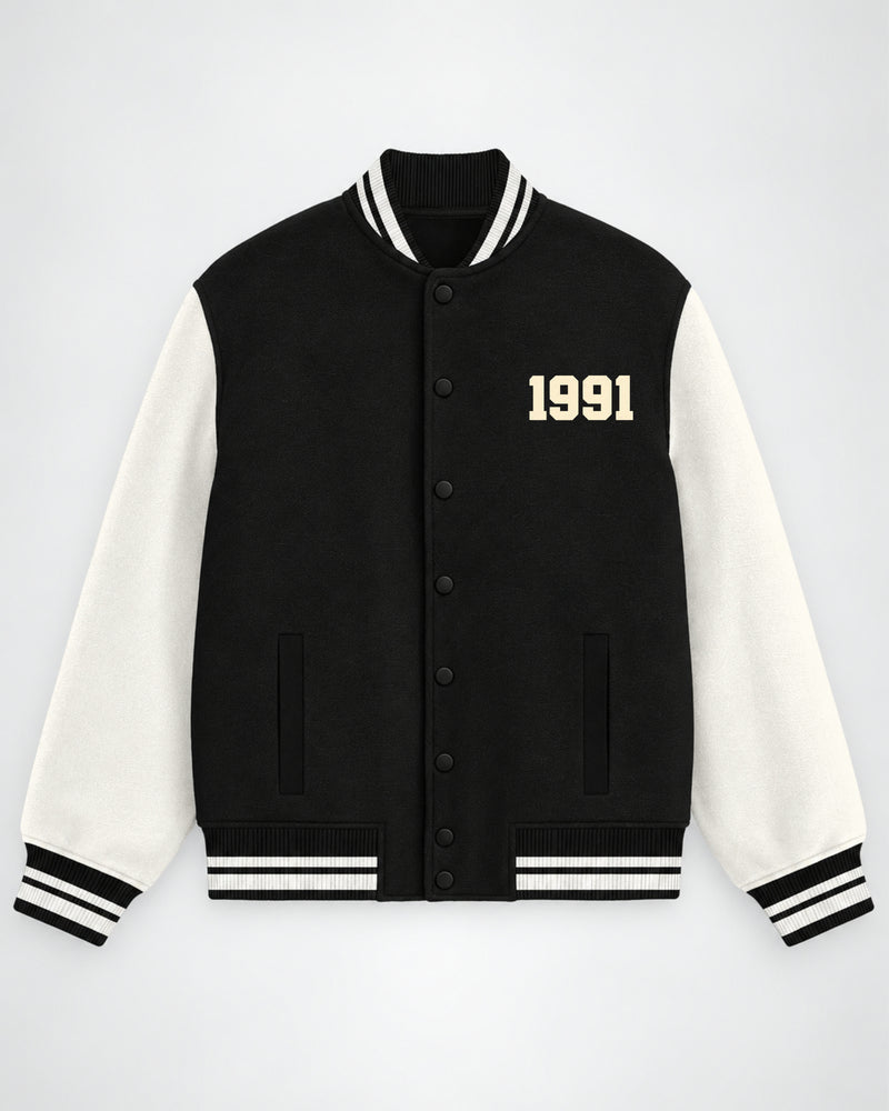 Black Boston 1991 - Varsity Jacket