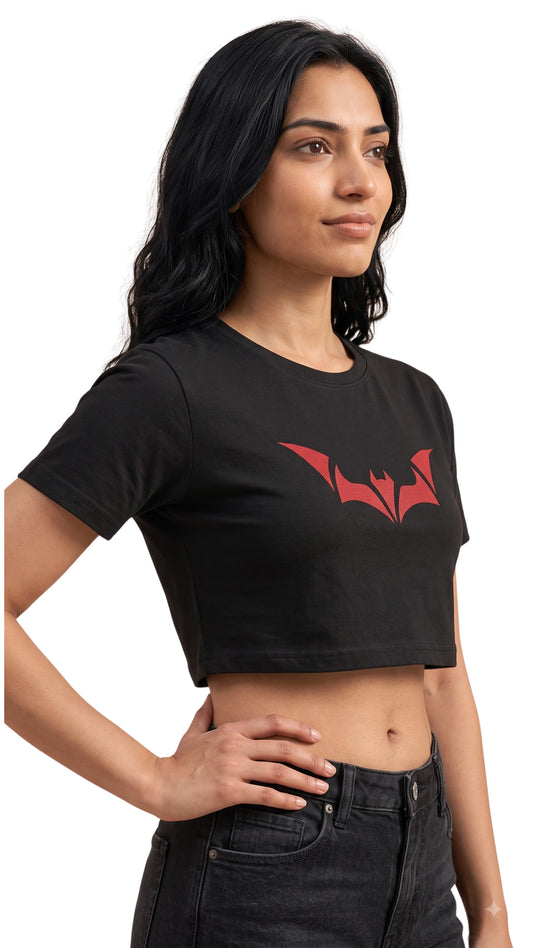 RED BAT CROP TOP