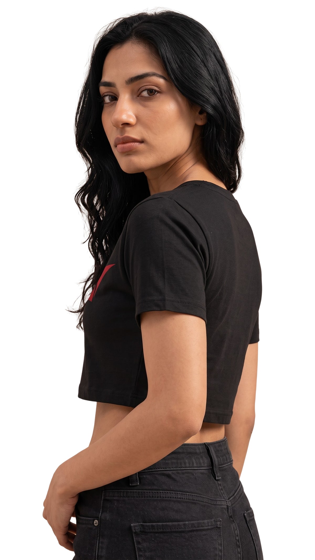 RED BAT CROP TOP