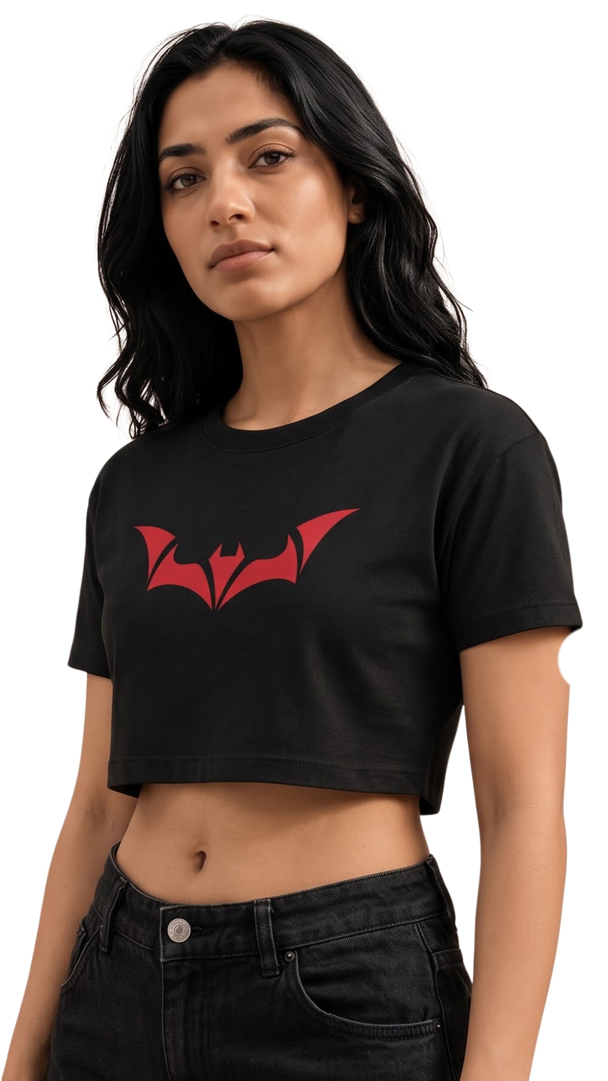 RED BAT CROP TOP