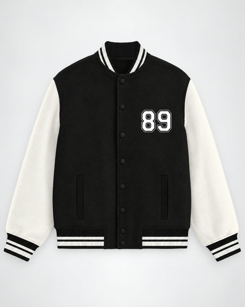 Black New York 89 Brooklyn - Varsity Jacket