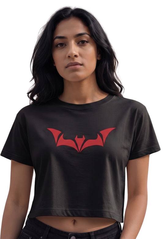 RED BAT CROP TOP